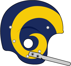 Los Angeles Rams 1950-1963 Helmet Logo iron on paper